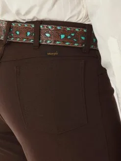 Wrangler® Men's Wrancher® Dress Pants - Black / Brown / Grey -Leather Wallet Shop 00082BN ALT3