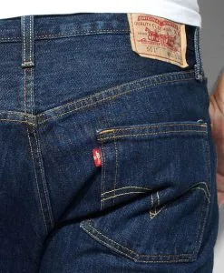 Levi's® Men's 501 Pre-Washed Denim Jeans - Indigo -Leather Wallet Shop 005010115 Levis 501 Pre washed 5