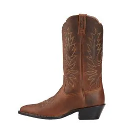 Ariat® Women's Heritage R-Toe Cowboy Boots -Leather Wallet Shop 10001021 side