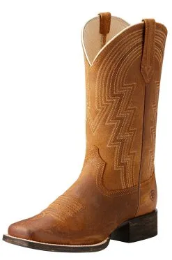 Ariat® Women's Round Up Waylon Roper Cowboy Boots