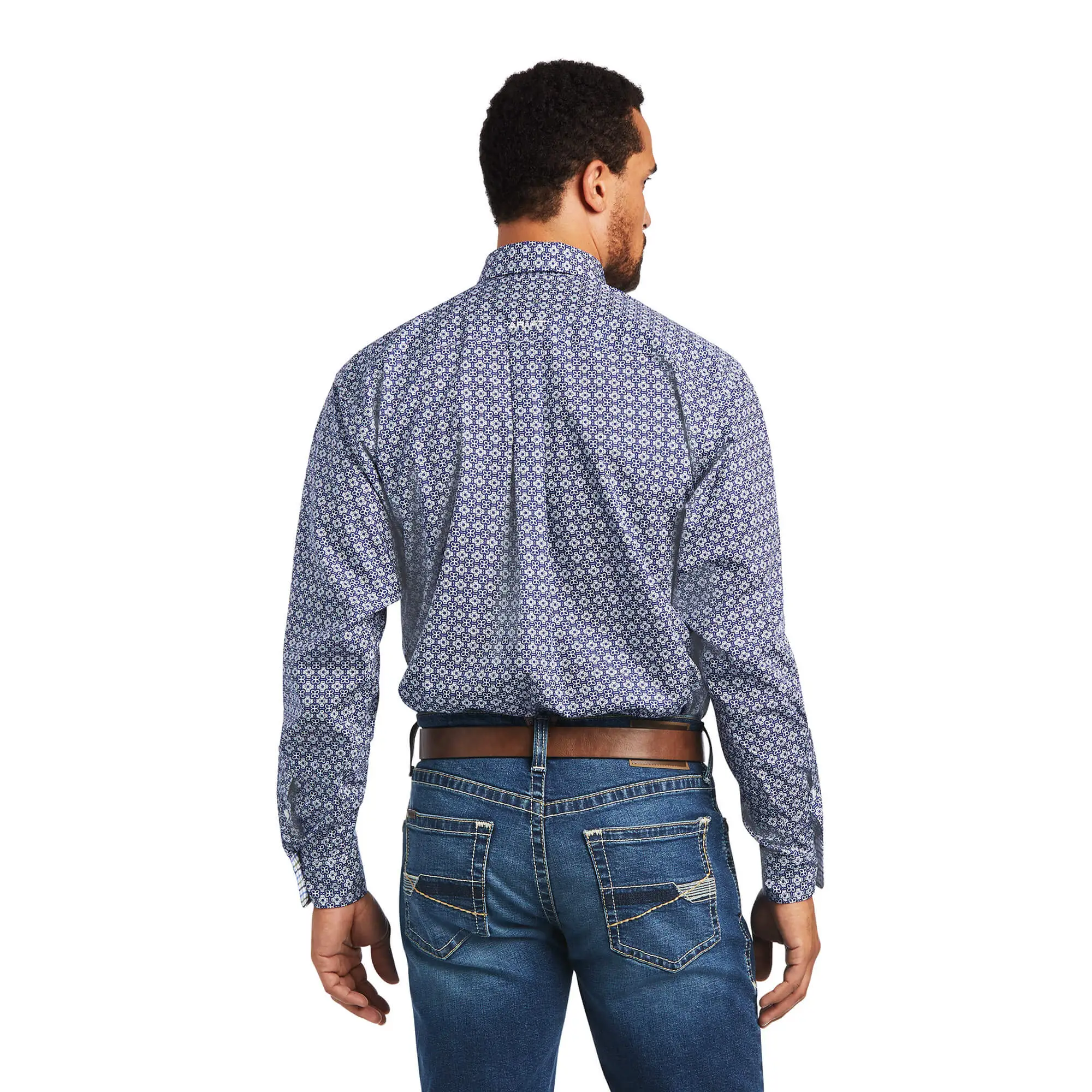 Ariat® Men's Ernest Wrinkle-Free Long Sleeve Button Front Western Shirt 2 Ariat® Men's Ernest Wrinkle-Free Long Sleeve Button Front Western Shirt - Image 2