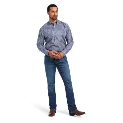 Ariat® Men's Ernest Wrinkle-Free Long Sleeve Button Front Western Shirt 6 Ariat® Men's Ernest Wrinkle-Free Long Sleeve Button Front Western Shirt -Leather Wallet Shop 10040727 full