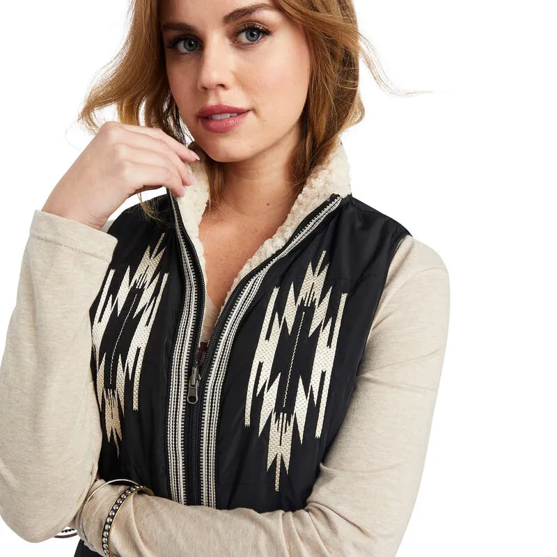 Ariat® Women's Dilon Chimayo Embroidered Zip Front Western Vest 3 Ariat® Women's Dilon Chimayo Embroidered Zip Front Western Vest - Image 3