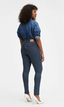 Levi's® Women's Blue Story High Rise Skinny Denim Jeans -Leather Wallet Shop 188820047 back pdp