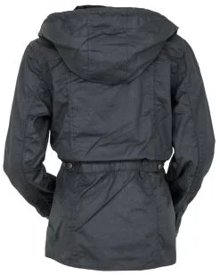 Outback Trading® Women's Jill-A-Roo Black Oilskin Western Jacket 7 Outback Trading® Women's Jill-A-Roo Black Oilskin Western Jacket -Leather Wallet Shop 2184 BLK BACK