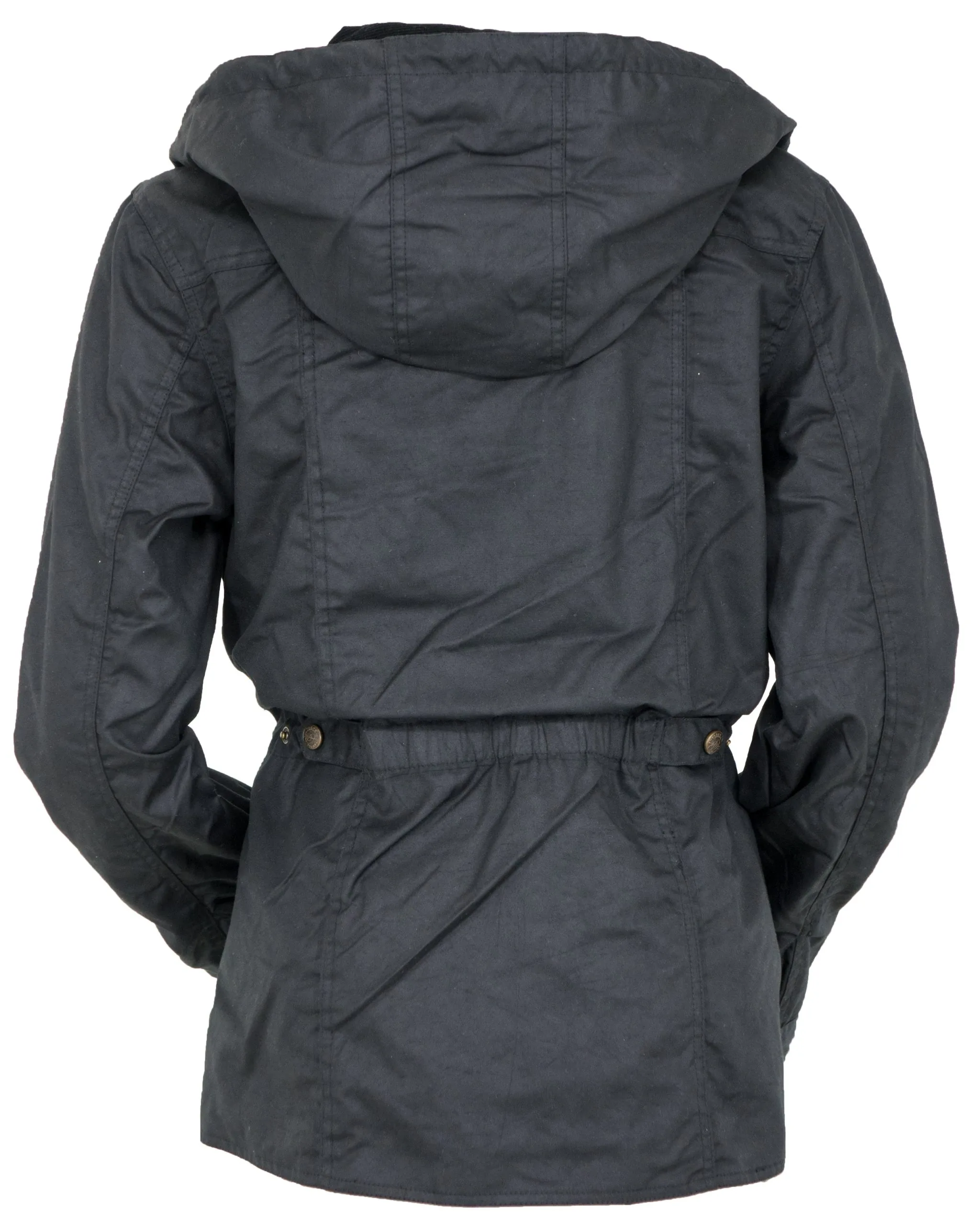 Outback Trading® Women's Jill-A-Roo Black Oilskin Western Jacket 3 Outback Trading® Women's Jill-A-Roo Black Oilskin Western Jacket - Image 3