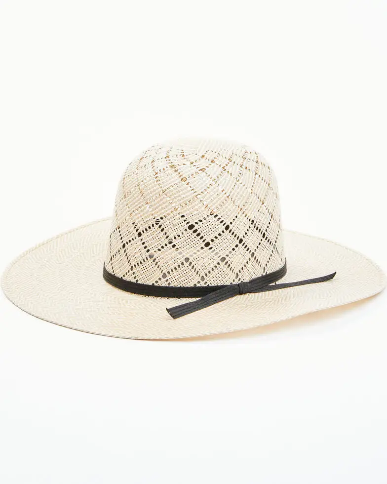 Serratelli® Panhandle Shantung Straw Cowboy Hat 1 Serratelli® Panhandle Shantung Straw Cowboy Hat