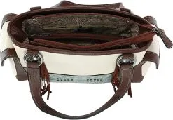 M&F Western Nocona® Women's Nicole Satchel Concealed Carry Western Purse -Leather Wallet Shop 81utL3KpshL. AC UY695