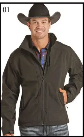 Panhandle Slim® Men's Solid Softshell Zip Front Jacket 1 Panhandle Slim® Men's Solid Softshell Zip Front Jacket
