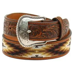 M&F Western Nocona® Men's Southwest Bead Leather Western Belt