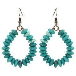 Montana Silversmiths® Women's Scalloped Shades Of Blue Attitude Earrings