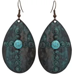 Montana Silversmiths® Women's Defender Of Faith Attitude Earrings