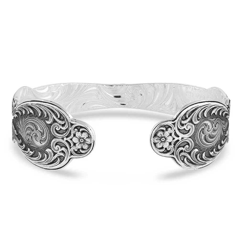 Montana Silversmiths® Women's Heirloom Treasure Spoon Cuff Bracelet 1 Montana Silversmiths® Women's Heirloom Treasure Spoon Cuff Bracelet