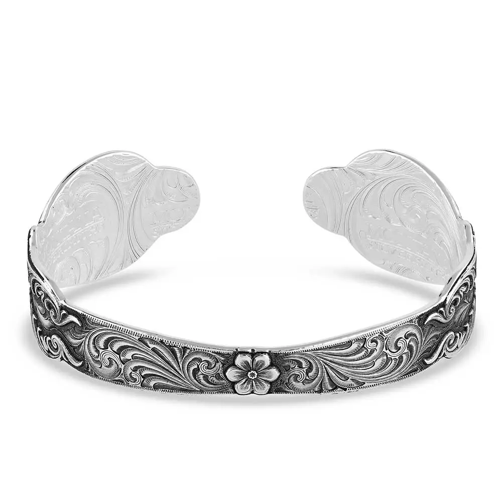 Montana Silversmiths® Women's Heirloom Treasure Spoon Cuff Bracelet 2 Montana Silversmiths® Women's Heirloom Treasure Spoon Cuff Bracelet - Image 2