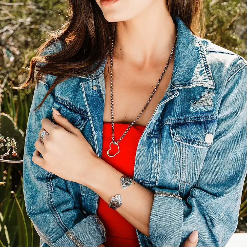 Montana Silversmiths® Women's Heirloom Treasure Spoon Cuff Bracelet 3 Montana Silversmiths® Women's Heirloom Treasure Spoon Cuff Bracelet - Image 3