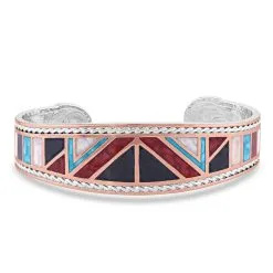 Montana Silversmiths® Women's American Legends Curved Cuff Bracelet