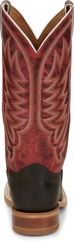 Justin® Men's Andrews Square Toe Cowboy Boots -Leather Wallet Shop BR426 2000x2000 Heel