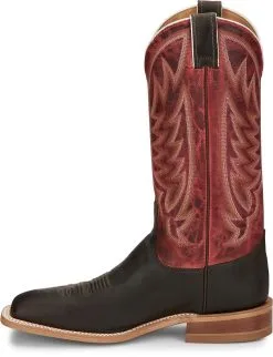 Justin® Men's Andrews Square Toe Cowboy Boots -Leather Wallet Shop BR426 2000x2000 Instep