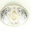 M&F Western® Free Mason Rope Edge Stainless Steel Buckle