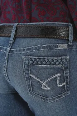 Cruel Girl® Women's Jayley Medium Stone Denim Jeans -Leather Wallet Shop CB16654001 Cruel Girl Jaylet Medium Stone 3