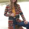 Cruel Girl® Women's Southwest Long Sleeve Western Sweater Duster