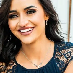 Montana Silversmiths® Women's Sparkling Wheat Crystal Earrings -Leather Wallet Shop ER5170 mod