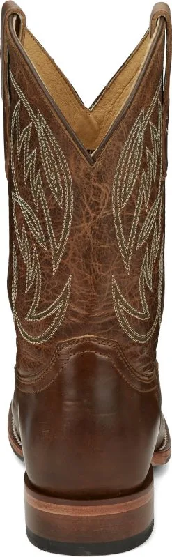 Justin® Men's Pearsall Round Toe Roper Cowboy Boots -Leather Wallet Shop GR8006 2000x2000 Heel