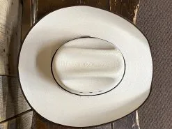 Atwood® 15X Hereford Low Bound Edge Natural Palm Leaf Straw Cowboy Hat 10 Atwood® 15X Hereford Low Bound Edge Natural Palm Leaf Straw Cowboy Hat -Leather Wallet Shop IMG 1673