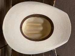 Atwood® 7X Grasshopper Natural Palm Leaf Straw Cowboy Hat -Leather Wallet Shop IMG 1681