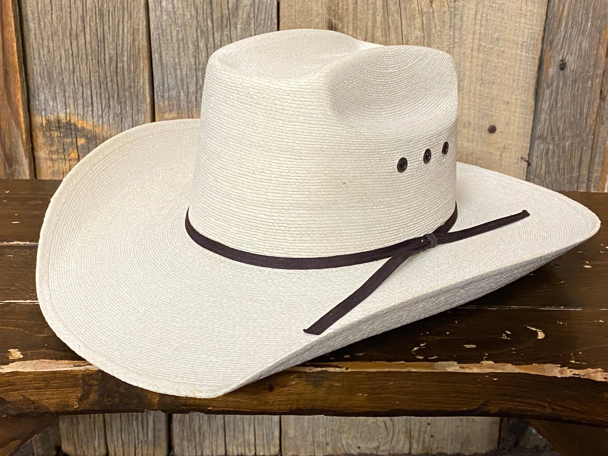 Atwood® 7X Vigilante Natural Palm Leaf Straw Cowboy Hat 1 Atwood® 7X Vigilante Natural Palm Leaf Straw Cowboy Hat