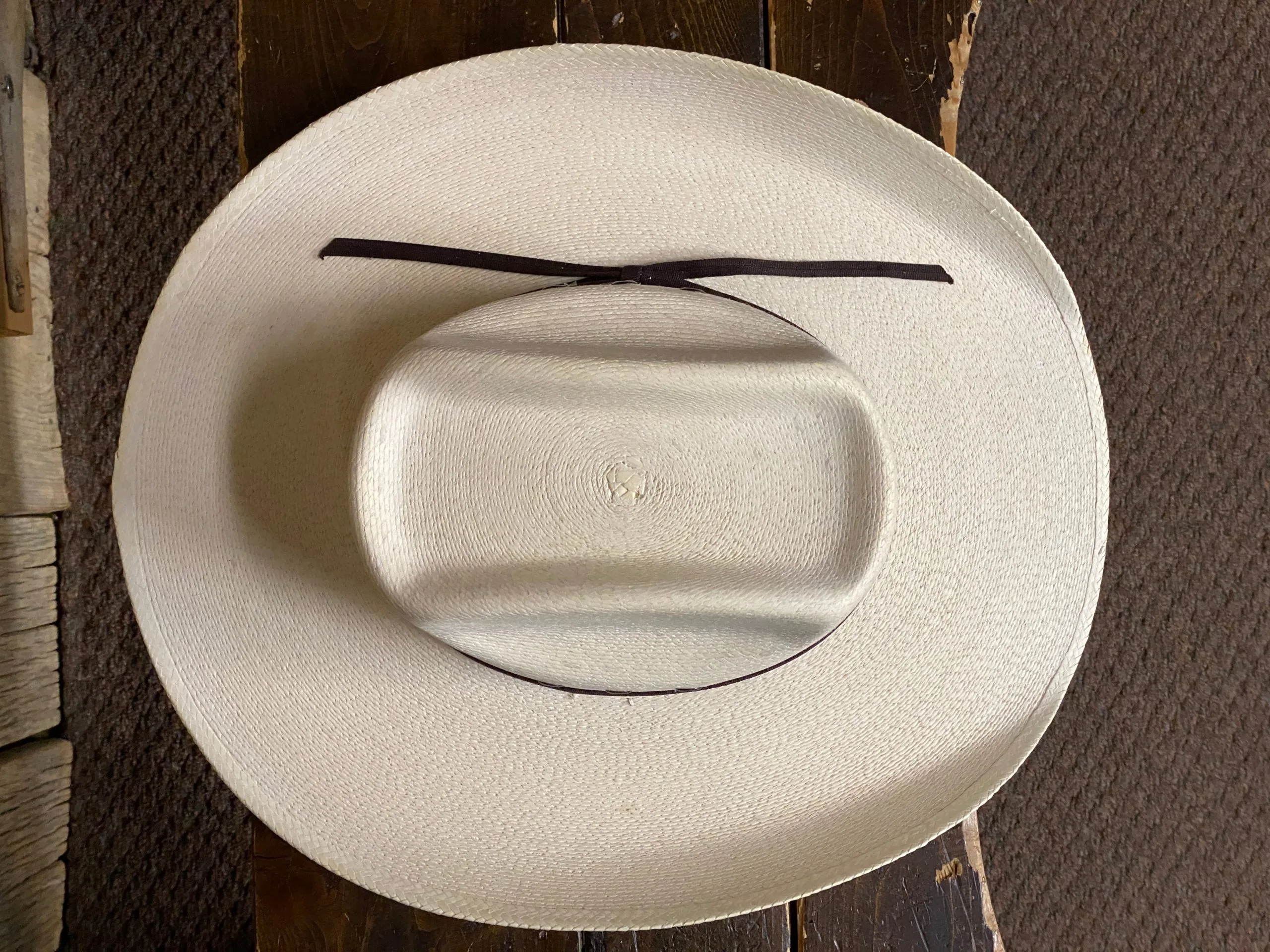 Atwood® 7X Vigilante Natural Palm Leaf Straw Cowboy Hat 5 Atwood® 7X Vigilante Natural Palm Leaf Straw Cowboy Hat - Image 5