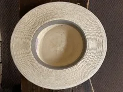 SunBody® Open Crown 3" Brim Natural Palm Leaf Straw Cowboy Hat -Leather Wallet Shop IMG 1732