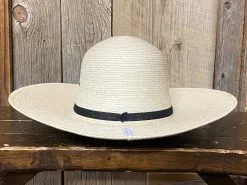SunBody® Open Crown 4 1/2" Brim Natural Palm Leaf Straw Cowboy Hat 9 SunBody® Open Crown 4 1/2" Brim Natural Palm Leaf Straw Cowboy Hat -Leather Wallet Shop IMG 1753