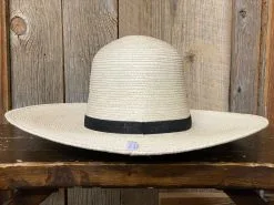 SunBody® Open Crown 5" Brim Natural Palm Leaf Straw Cowboy Hat -Leather Wallet Shop IMG 1759