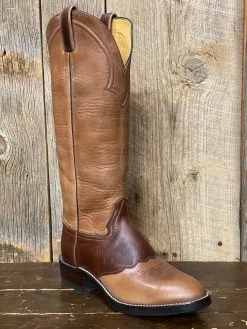 Honcho Boots Honcho Solano® Tobacco Roper Full Grain Leather Tall Top Cowboy Boots