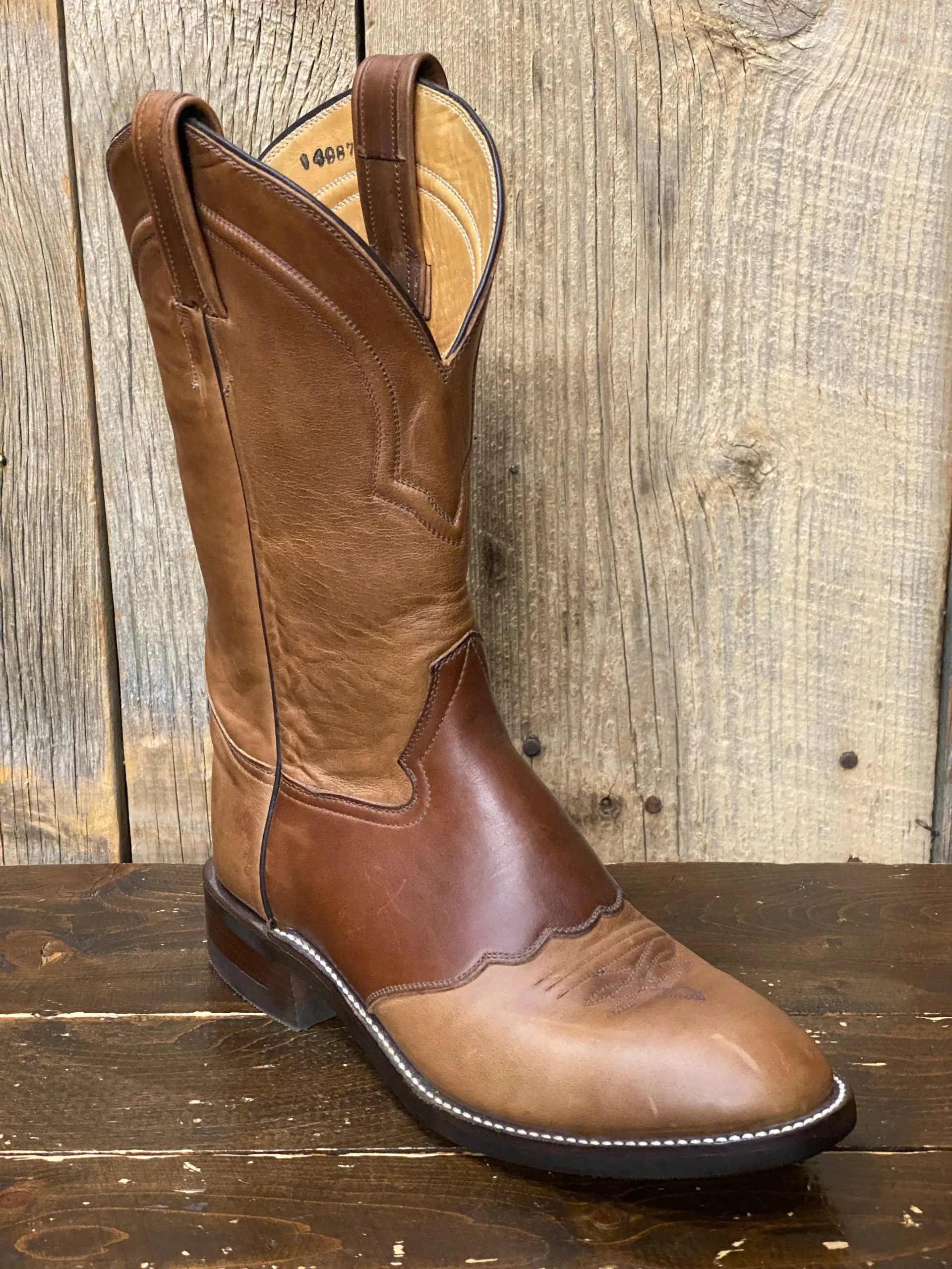 Honcho Boots Honcho Solano® Tobacco Roper Full Grain Leather Cowboy Boots 1 Honcho Boots Honcho Solano® Tobacco Roper Full Grain Leather Cowboy Boots