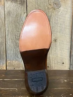 Honcho Boots Honcho Solano® Buckaroo Full Grain Leather Tall Top Cowboy Boots - Bone / Saddle -Leather Wallet Shop IMG 1831