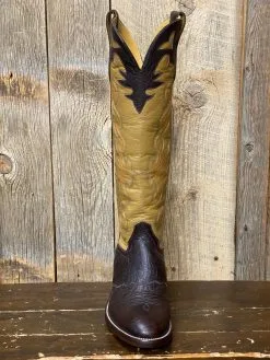 Honcho Boots Honcho Solano® Buckaroo Full Grain Leather Tall Top Cowboy Boots - Bone / Saddle -Leather Wallet Shop IMG 1833