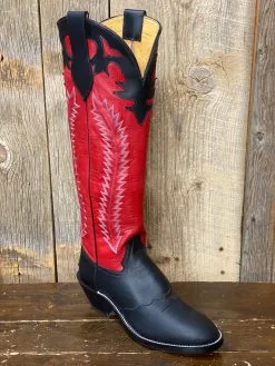 Honcho Boots Honcho Solano® Buckaroo Red Glazed Full Grain Leather Tall Top Cowboy Boots