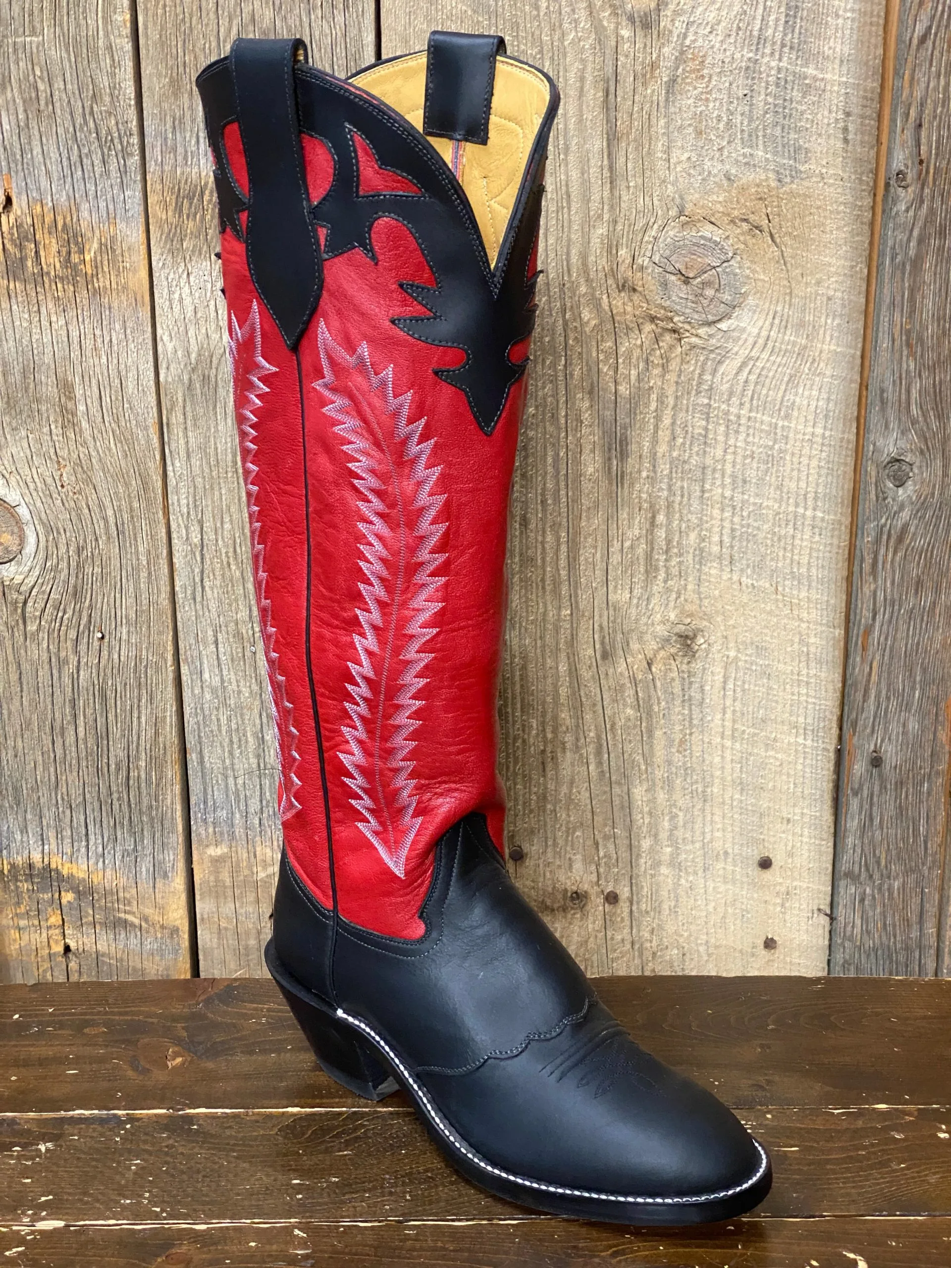 Honcho Boots Honcho Solano® Buckaroo Red Glazed Full Grain Leather Tall Top Cowboy Boots 1 Honcho Boots Honcho Solano® Buckaroo Red Glazed Full Grain Leather Tall Top Cowboy Boots