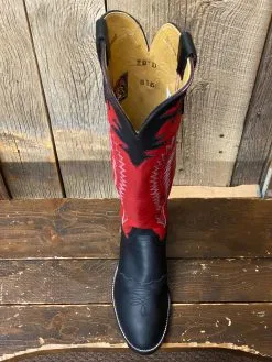 Honcho Boots Honcho Solano® Buckaroo Red Glazed Full Grain Leather Tall Top Cowboy Boots 10 Honcho Boots Honcho Solano® Buckaroo Red Glazed Full Grain Leather Tall Top Cowboy Boots -Leather Wallet Shop IMG 1842
