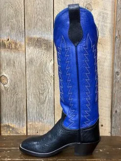 Honcho Boots Honcho Solano® Buckaroo Wilson Blue Full Grain Leather Tall Top Cowboy Boots 8 Honcho Boots Honcho Solano® Buckaroo Wilson Blue Full Grain Leather Tall Top Cowboy Boots -Leather Wallet Shop IMG 1846
