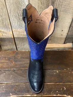 Honcho Boots Honcho Solano® Buckaroo Wilson Blue Full Grain Leather Tall Top Cowboy Boots 10 Honcho Boots Honcho Solano® Buckaroo Wilson Blue Full Grain Leather Tall Top Cowboy Boots -Leather Wallet Shop IMG 1847