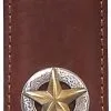 3-D® Brown Lone Star Concho Money Clip