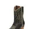 Nocona® Women's Eva Onyx Black Short Top Western Boots