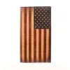 M&F Western Nocona® Men's Vintage American Flag Leather Rodeo Wallet