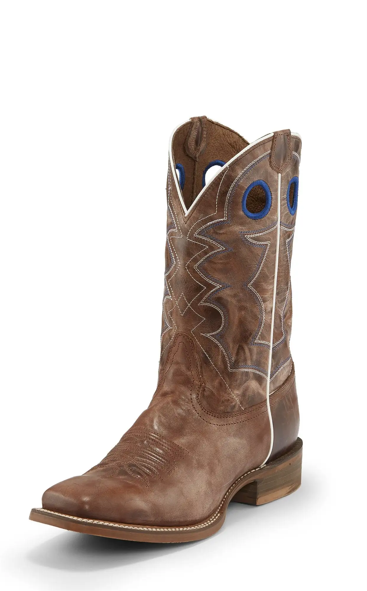 Nocona® Men's Go Round Distressed Roper Cowboy Boots 1 Nocona® Men's Go Round Distressed Roper Cowboy Boots
