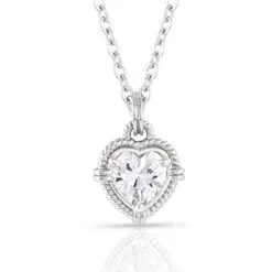 Montana Silversmiths® Women's 19" Heart On My Sleeve Pendant Necklace