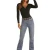 Panhandle Slim® Women's Rock & Roll Medium Vintage Denim Jeans