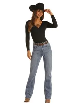 Panhandle Slim® Women's Rock & Roll Medium Vintage Denim Jeans